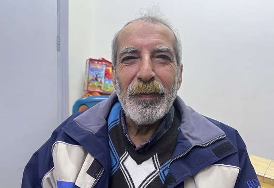 Issam har både diabetes og hjerteproblemer, så han kommer jævnligt i Røde Kors' sundheddsklinik.